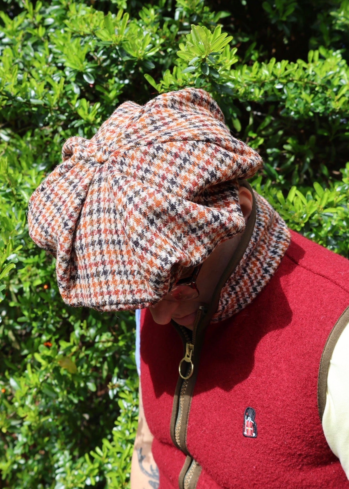 Eight Panel Flat Cap