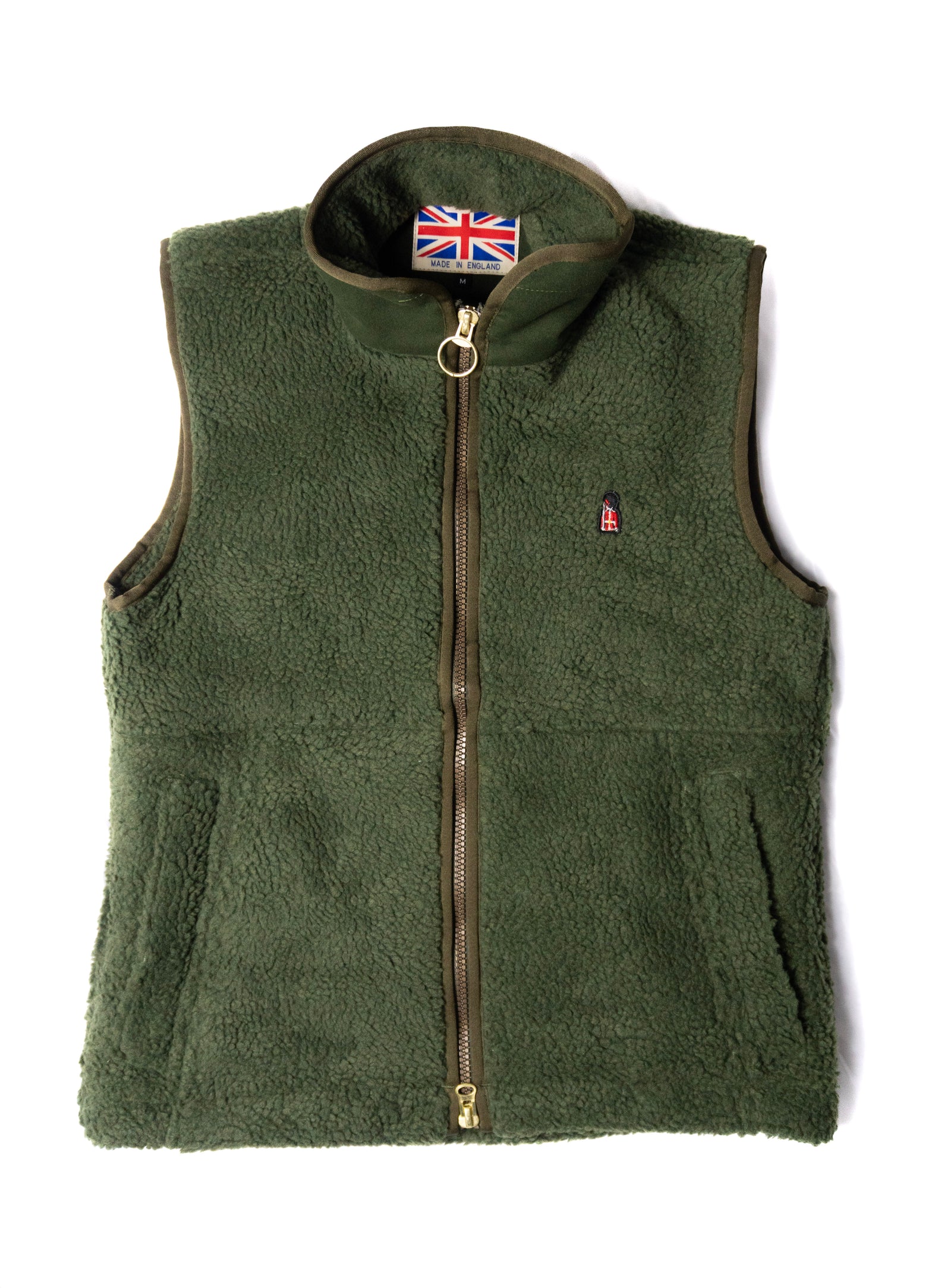 Olive Sherpa Gilet