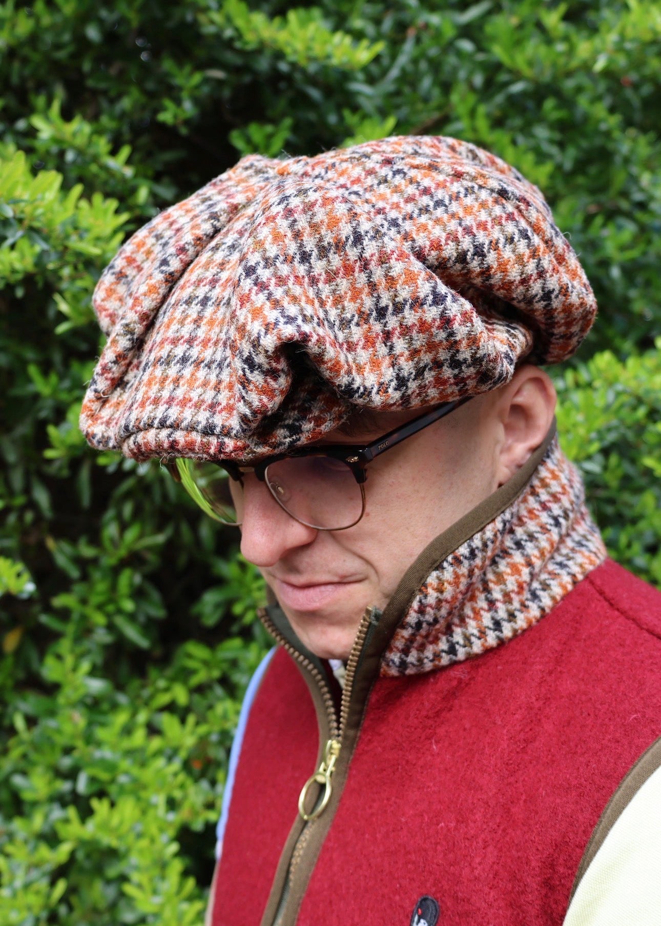 Eight Panel Flat Cap
