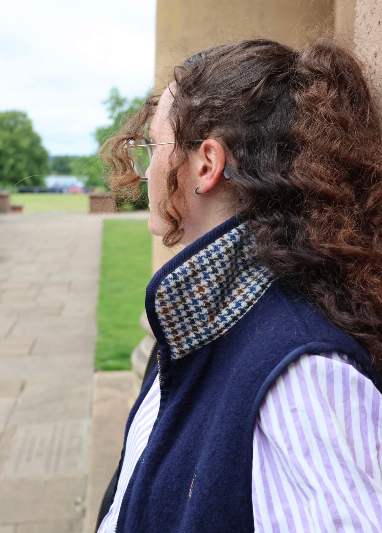 Ladies Henry Boiled Wool Gilet