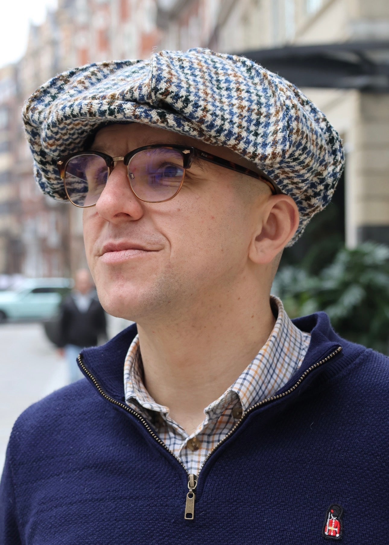 Eight Panel Flat Cap