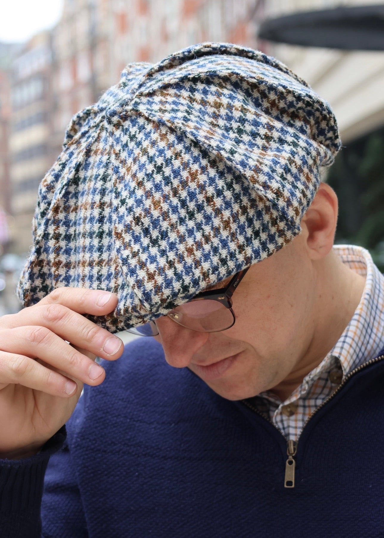 Eight Panel Flat Cap