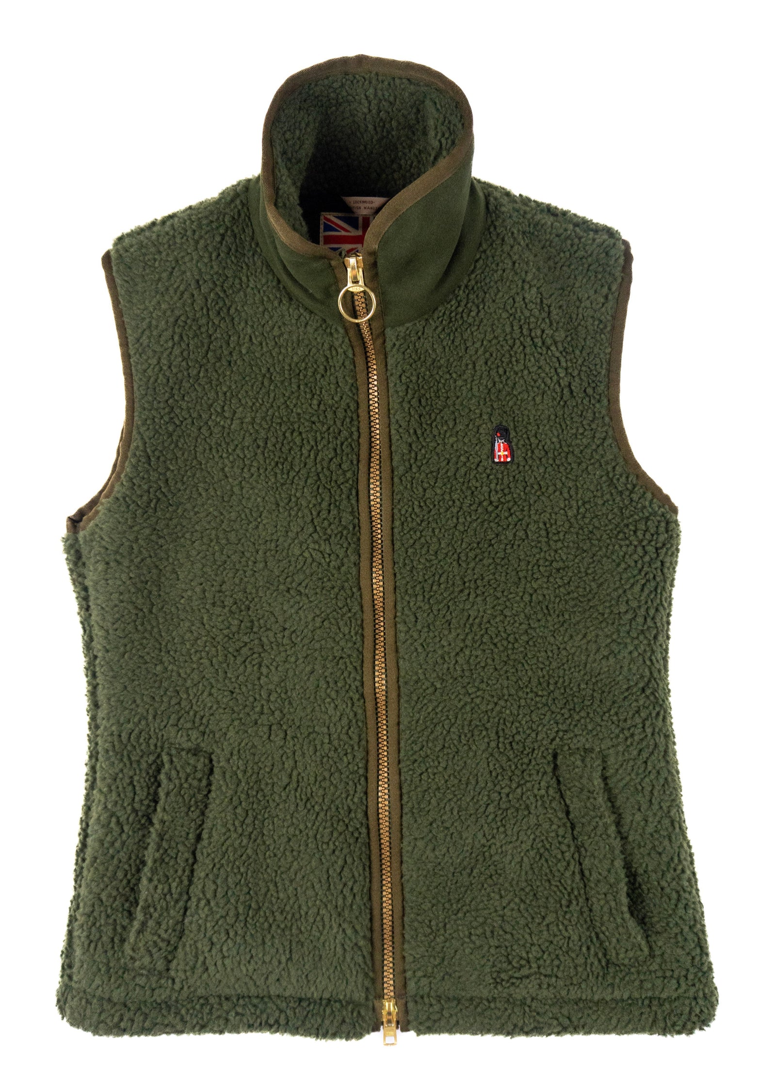 Ladies' Olive Sherpa Gilet