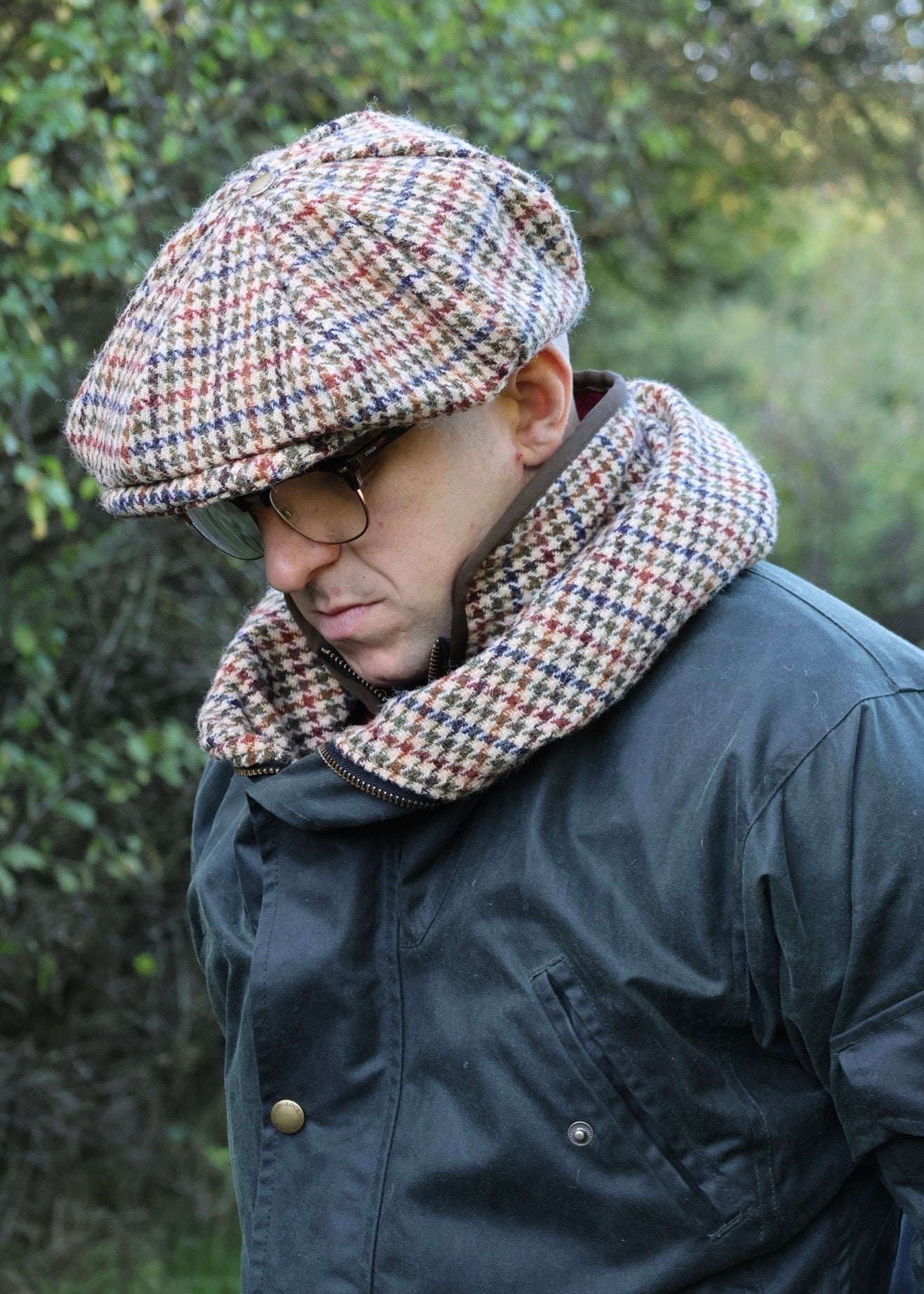 Eight Panel Flat Cap