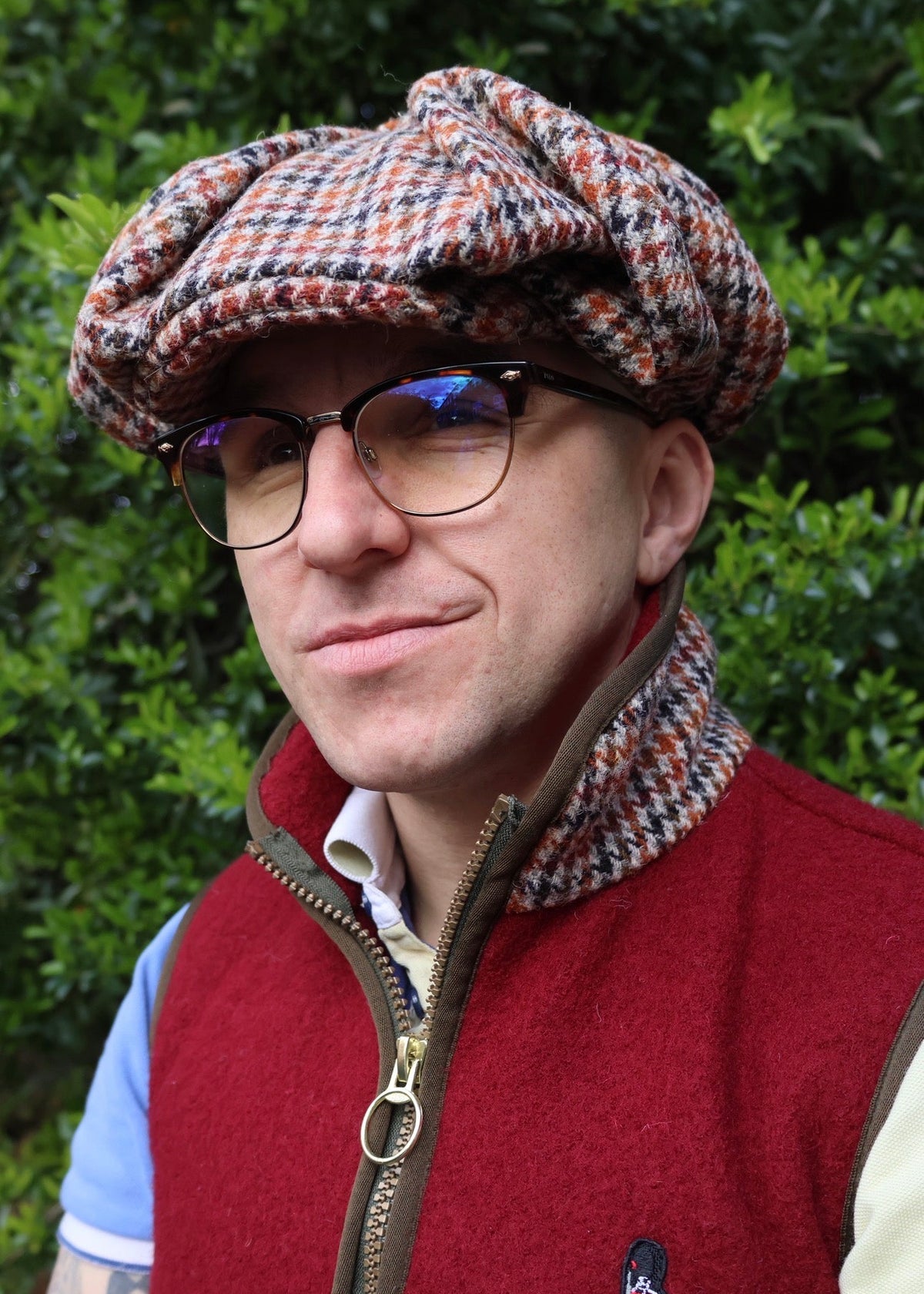 Eight Panel Flat Cap