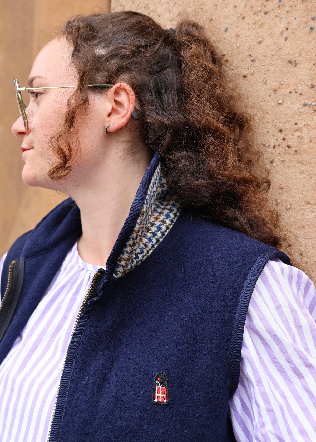 Ladies Henry Boiled Wool Gilet