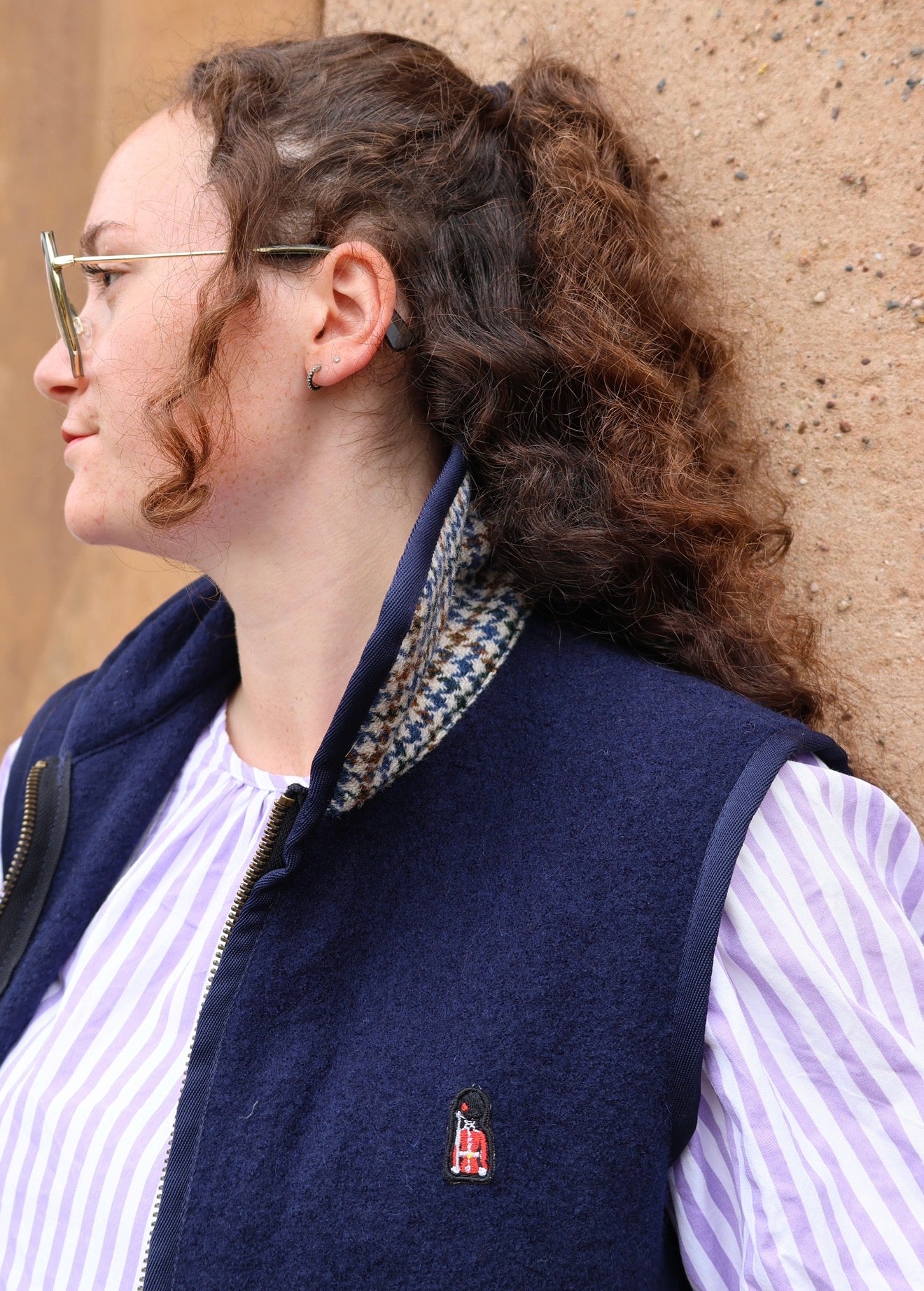 Ladies Henry Boiled Wool Gilet