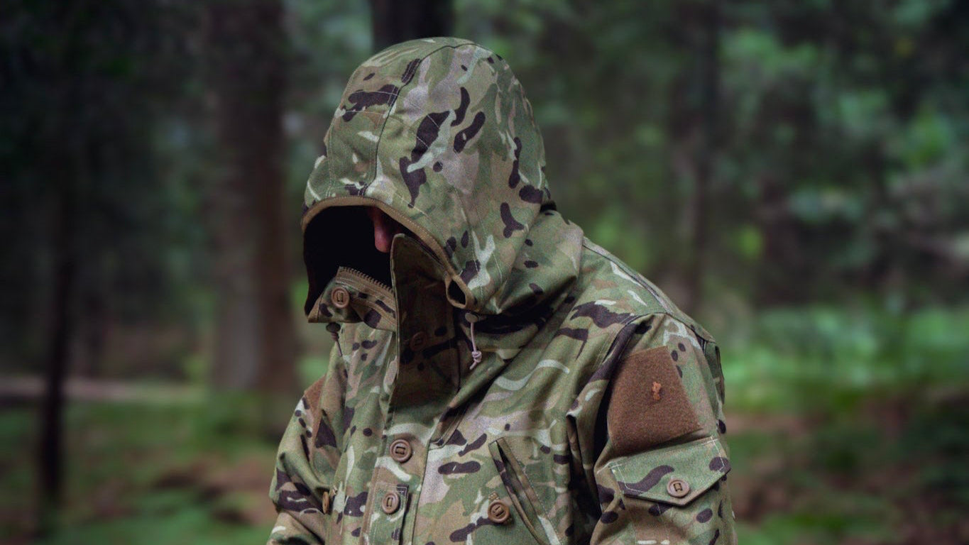 Waterproof Lockwood smock jacket, British-made, perfect for outdoor adventures in nature.