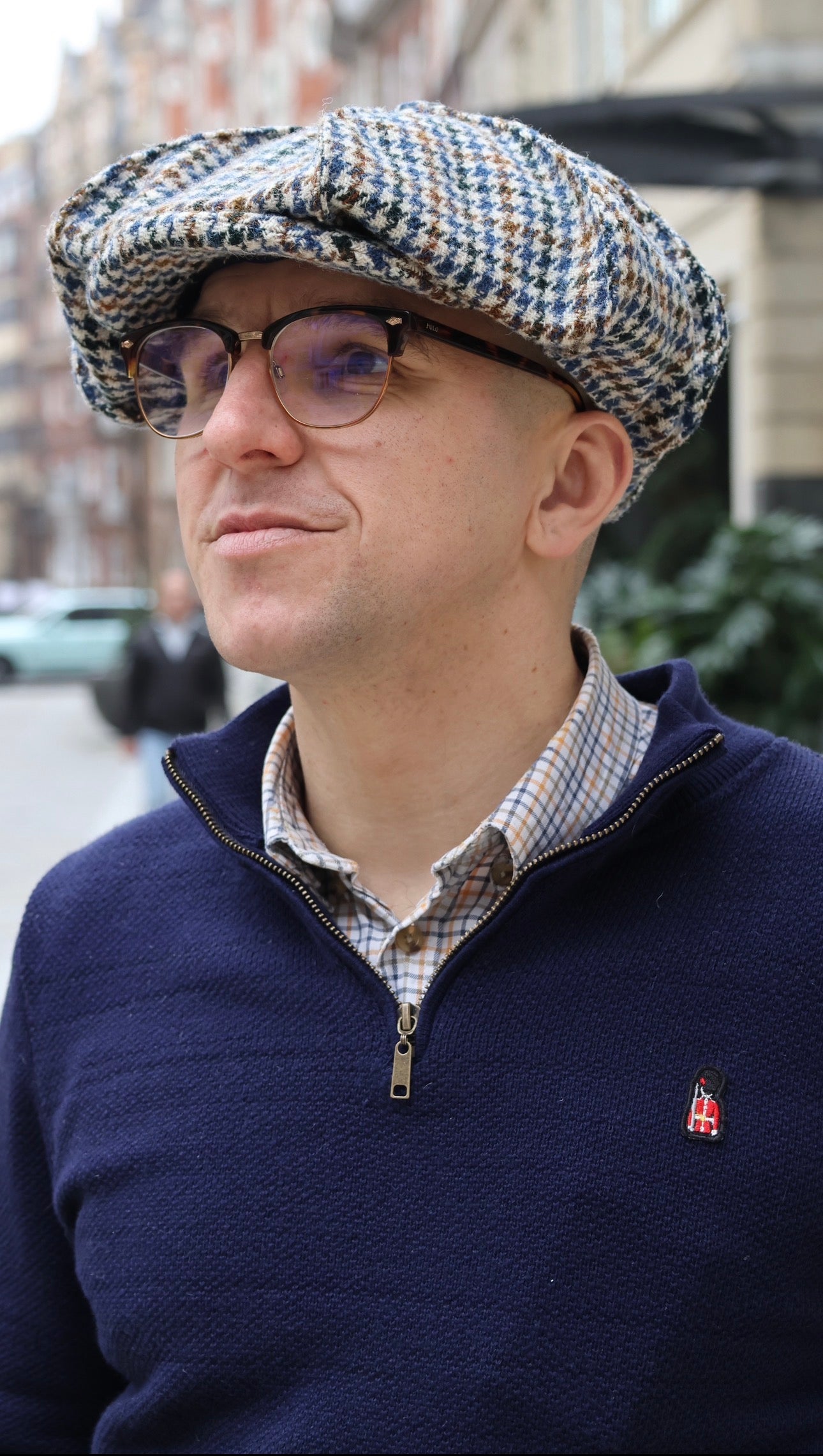 Eight Panel Flat Cap