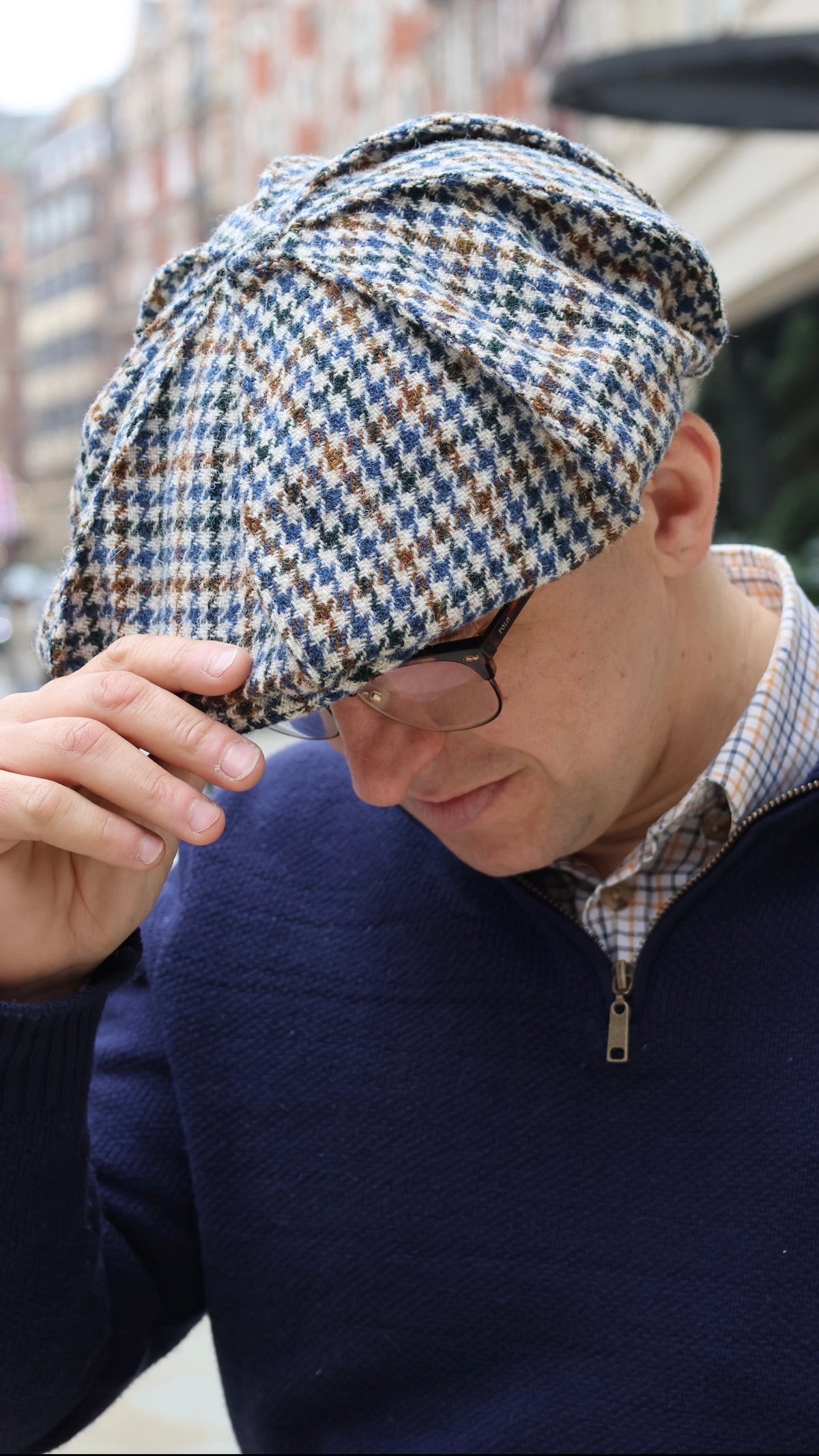 Eight Panel Flat Cap
