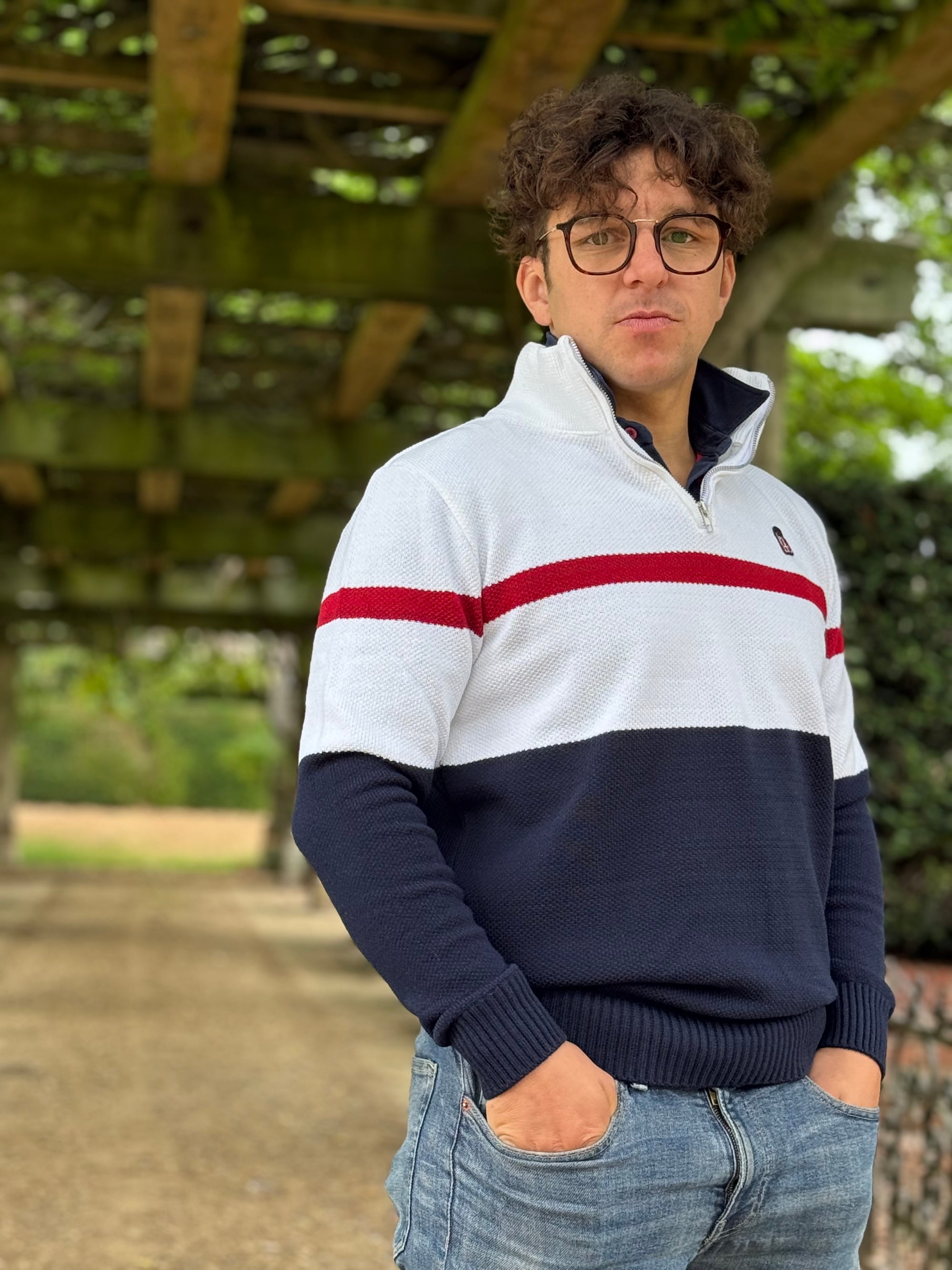L O Quarter Zip
