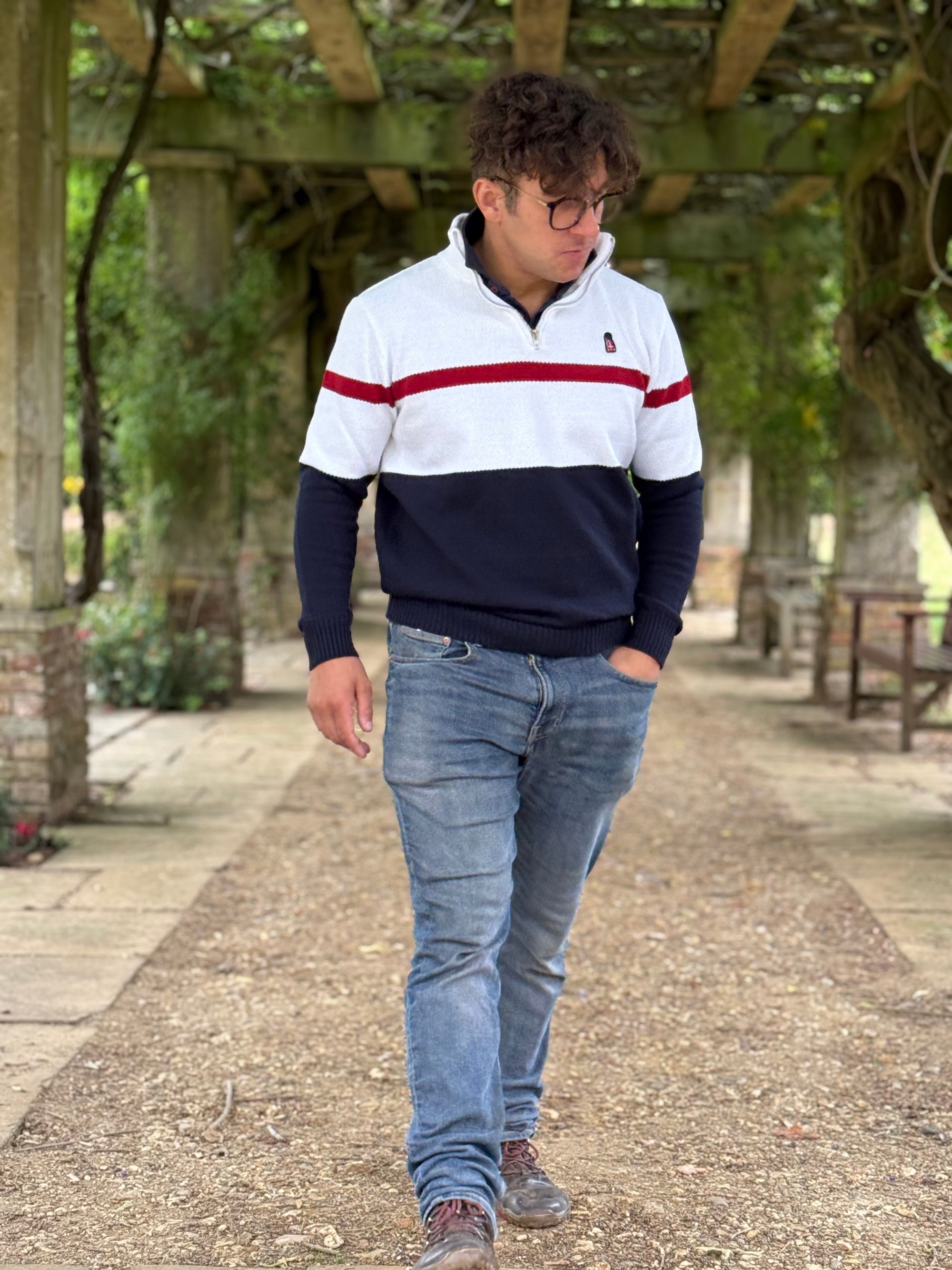 L O Quarter Zip