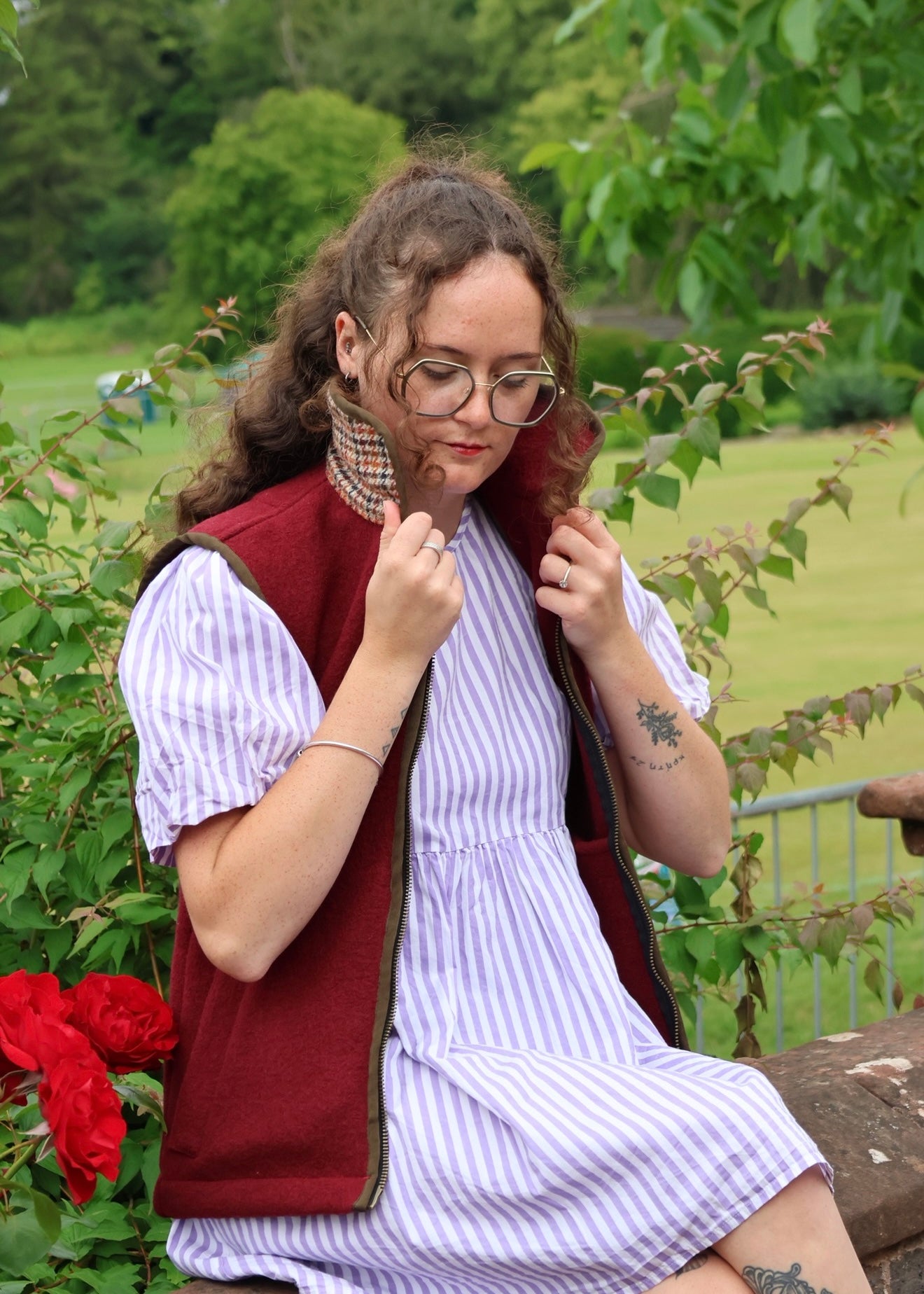 Ladies Arthur Boiled Wool Gilet