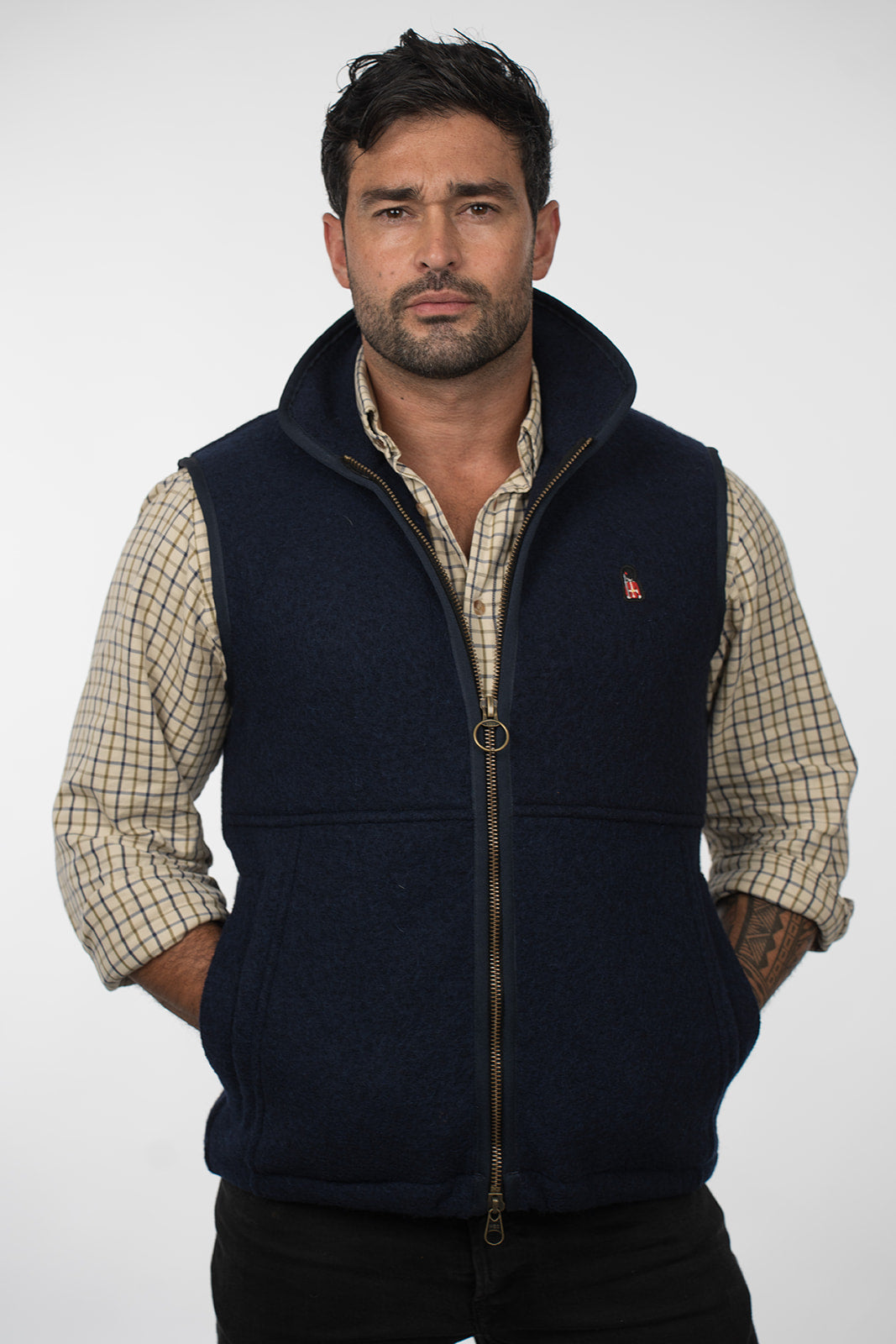 Gentlemans Henry Boiled Wool Gilet