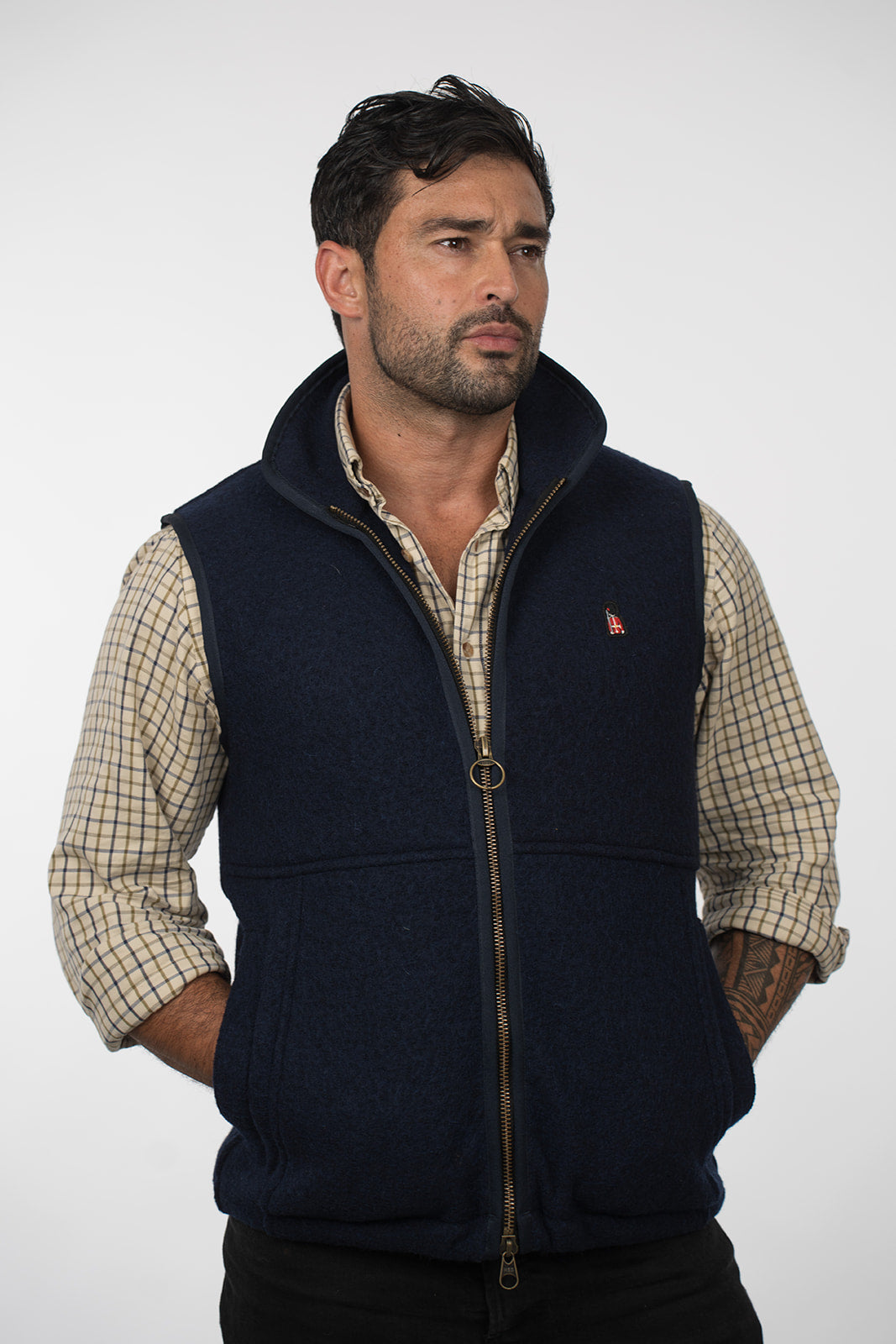 Gentlemans Henry Boiled Wool Gilet