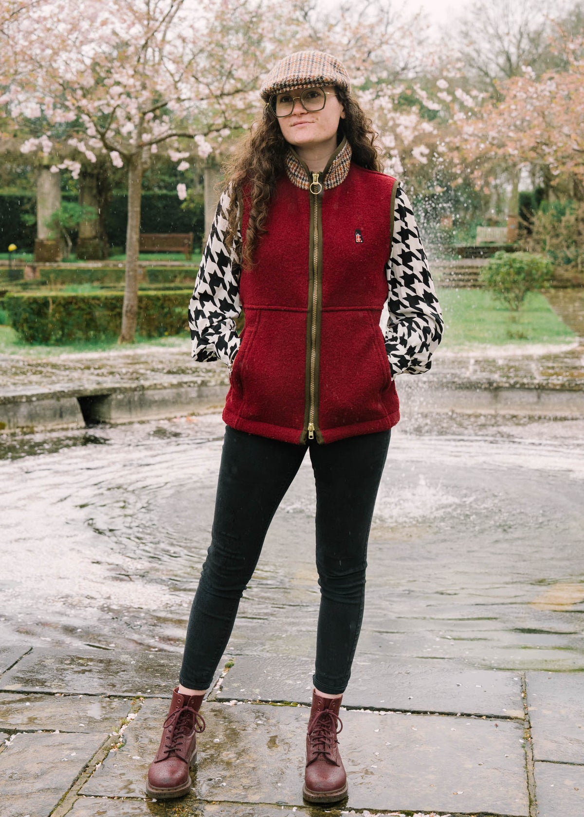 Ladies Arthur Boiled Wool Gilet