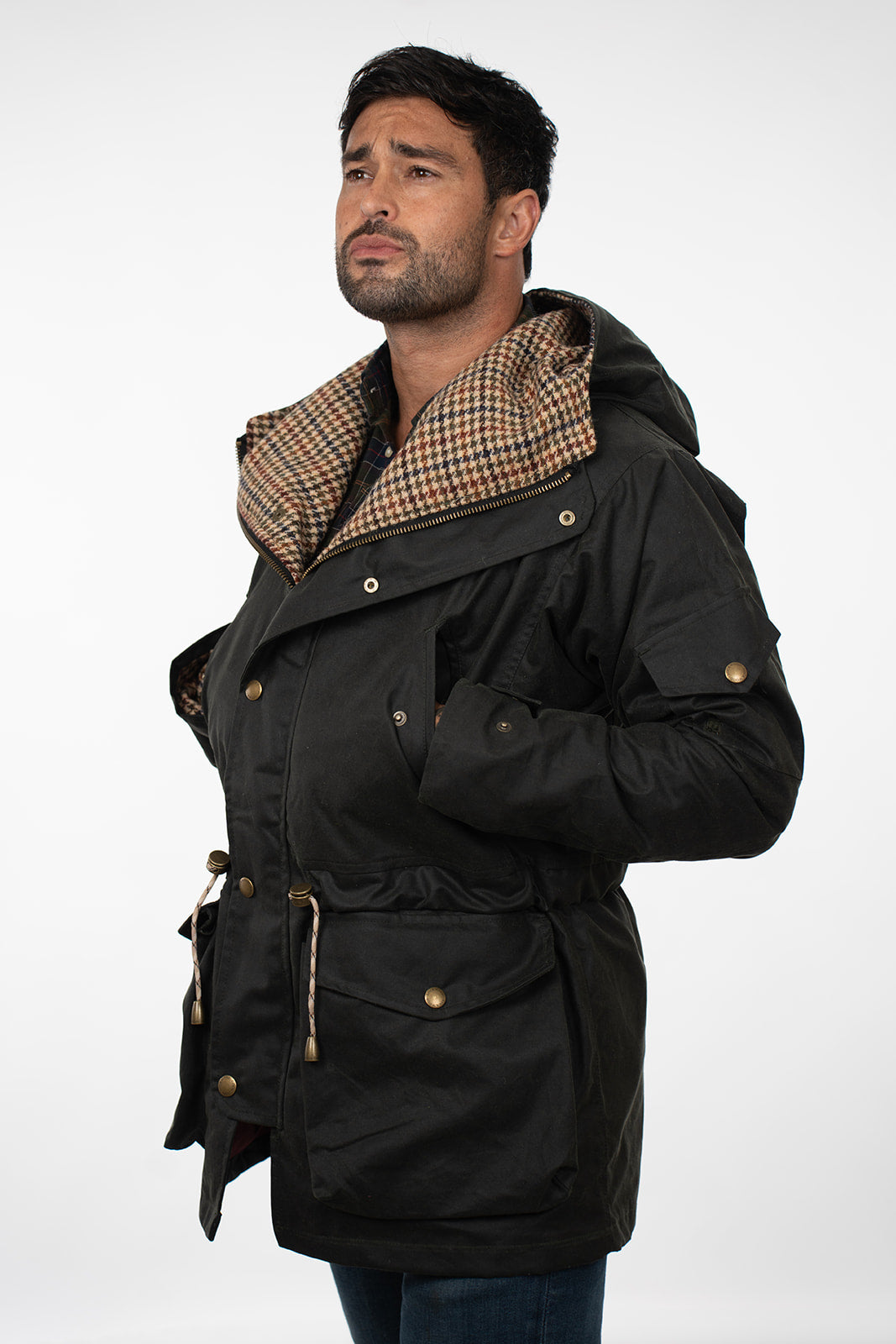 Lockwood Vintage Arthur, left side view on a male model