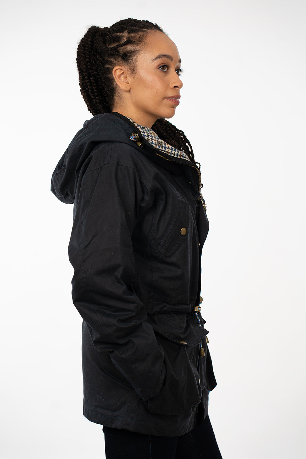 Lockwood Vintage Henry, left side view on a female model